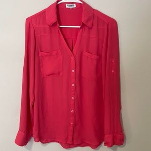Express Portfino Blouse - Pink, M